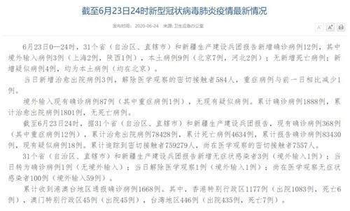 多地新增确诊23例含本土9例_多地新增确诊病例