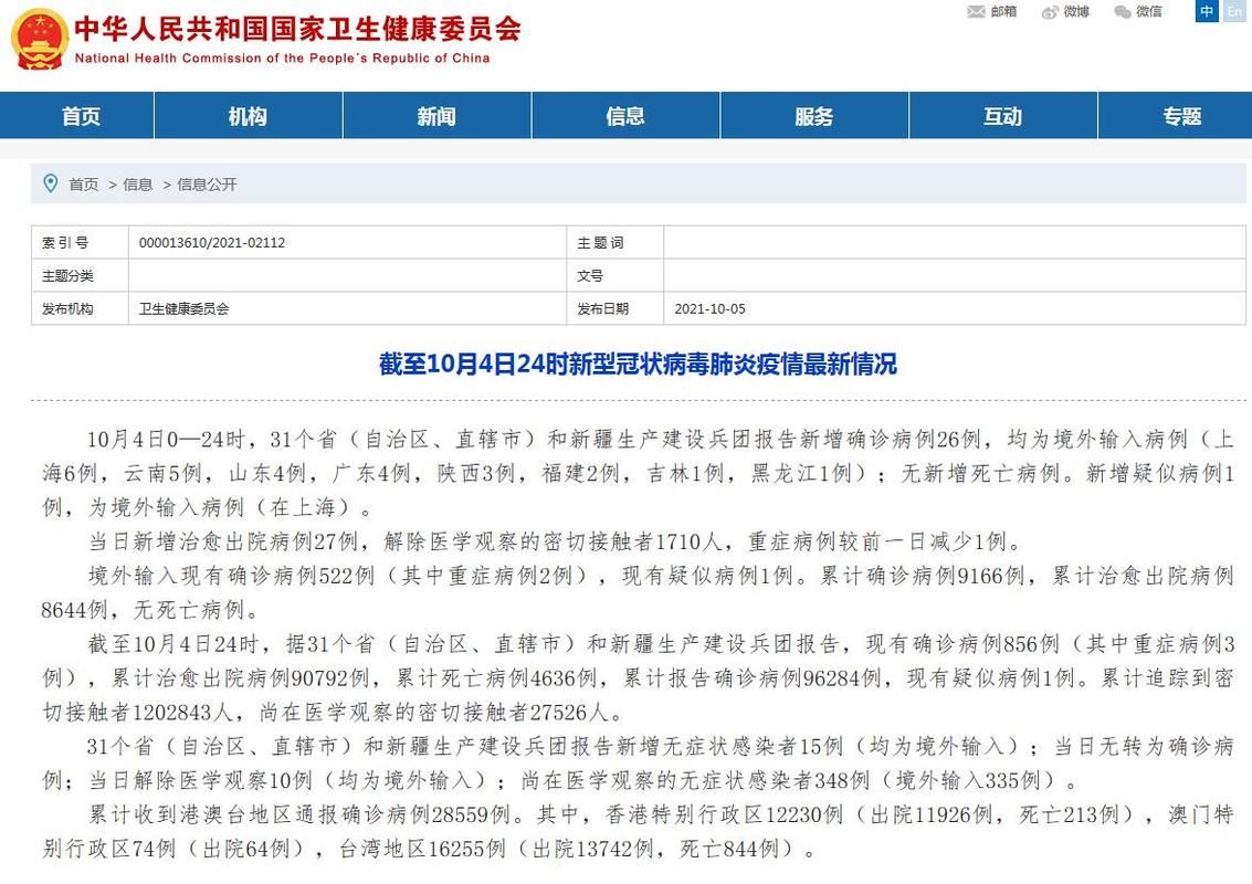 31省新增26例均为境外输入:31省区市新增36例均为境外输入