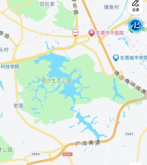 广东省东莞市松山湖疫情地区分布_广东省东莞市松山湖卫星地图