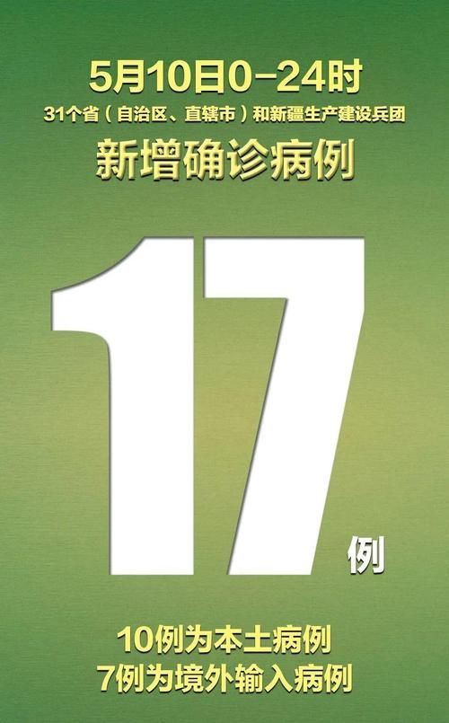 31个省份新增核酸阳性11例(31个省份新增确诊病例17例)